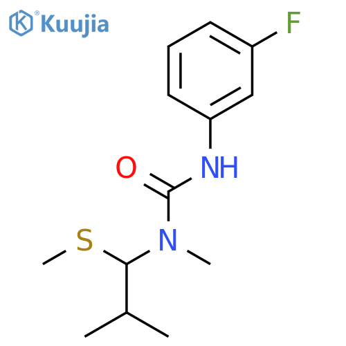 Urea, N'-(3-fluorophenyl)-N-methyl-N-[2-methyl-1-(methylthio)propyl]- structure