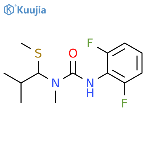 Urea, N'-(2,6-difluorophenyl)-N-methyl-N-[2-methyl-1-(methylthio)propyl]- structure