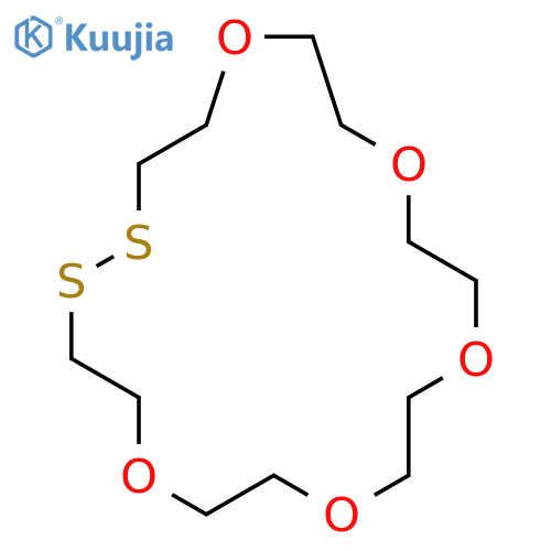 1,8,11,14,17-Pentaoxa-4,5-dithiacyclononadecane structure