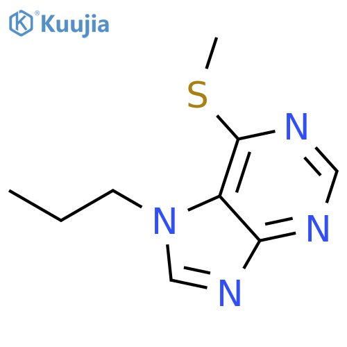 7H-Purine, 6-(methylthio)-7-propyl- structure