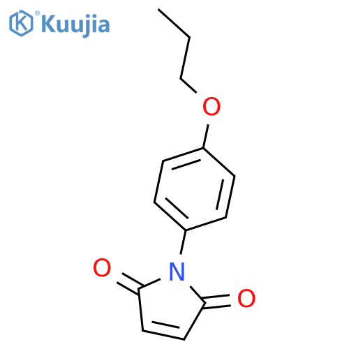 1-(4-Propoxyphenyl)-2,5-dihydro-1H-pyrrole-2,5-dione structure