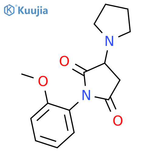 [1,3'-Bipyrrolidine]-2',5'-dione, 1'-(2-methoxyphenyl)- structure