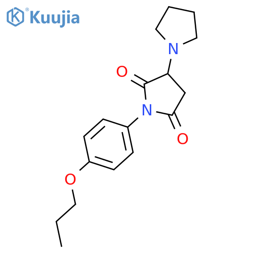 [1,3'-Bipyrrolidine]-2',5'-dione, 1'-(4-propoxyphenyl)- structure