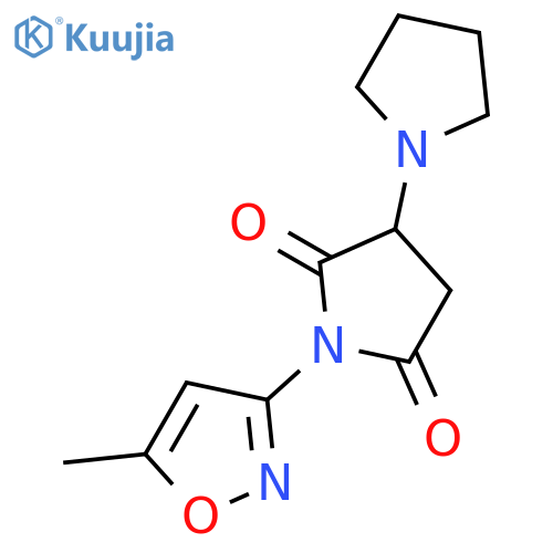 [1,3'-Bipyrrolidine]-2',5'-dione, 1'-(5-methyl-3-isoxazolyl)- structure