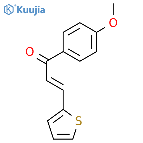 2-Propen-1-one, 1-(4-methoxyphenyl)-3-(thienyl)- structure