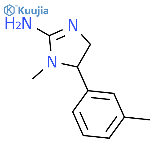 1H-Imidazol-2-amine, 4,5-dihydro-1-methyl-5-(3-methylphenyl)- structure
