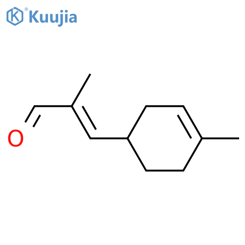 2-Propenal, 2-methyl-3-(4-methyl-3-cyclohexen-1-yl)-, (E)- structure