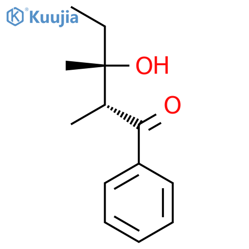 1-Pentanone, 3-hydroxy-2,3-dimethyl-1-phenyl-, (R*,S*)- structure