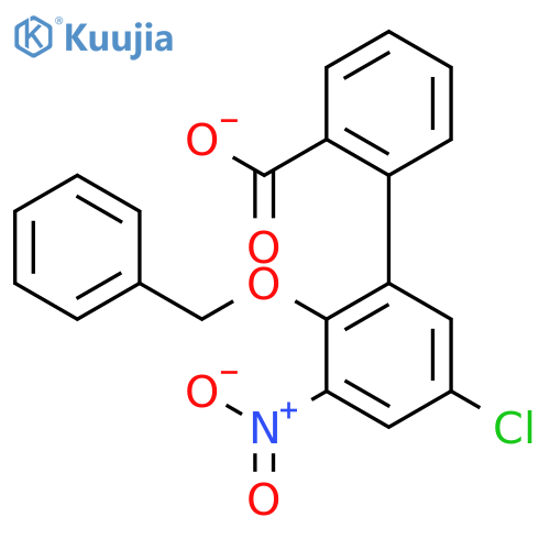 2-(Benzyloxy)-5-chloro-3-nitrophenyl-benzenecarboxylate structure