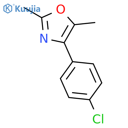 Oxazole, 4-(4-chlorophenyl)-2,5-dimethyl- structure