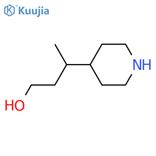 3-(4-Piperidyl)-1-butanol structure