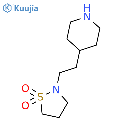 2-2-(piperidin-4-yl)ethyl-1lambda6,2-thiazolidine-1,1-dione structure