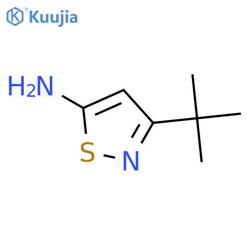 5-Amino-3-tert-butylisothiazole structure