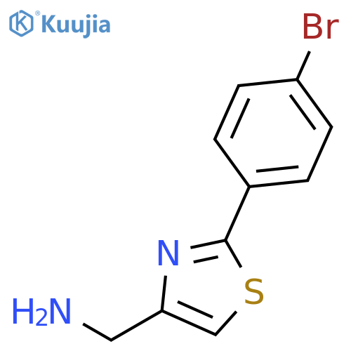 (2-(4-Bromophenyl)thiazol-4-yl)methanamine structure