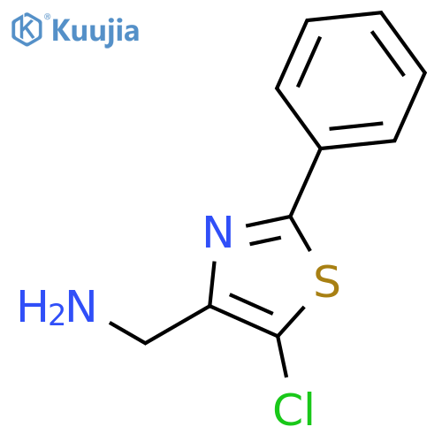 4-Thiazolemethanamine, 5-chloro-2-phenyl- structure