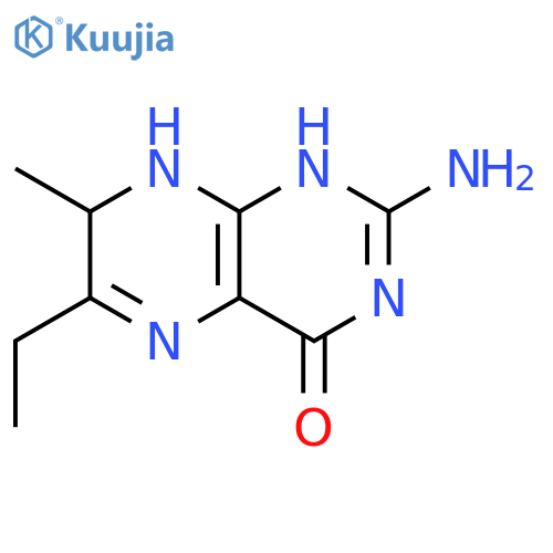 4(1H)-Pteridinone, 2-amino-6-ethyl-7,8-dihydro-7-methyl- structure