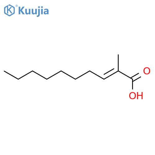 2-Decenoic acid, 2-methyl- structure