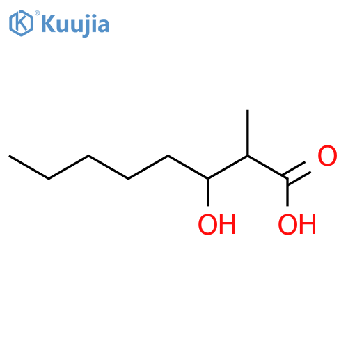 Octanoic acid, 3-hydroxy-2-methyl- structure