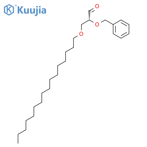 Propanal, 3-(hexadecyloxy)-2-(phenylmethoxy)-, (R)- structure