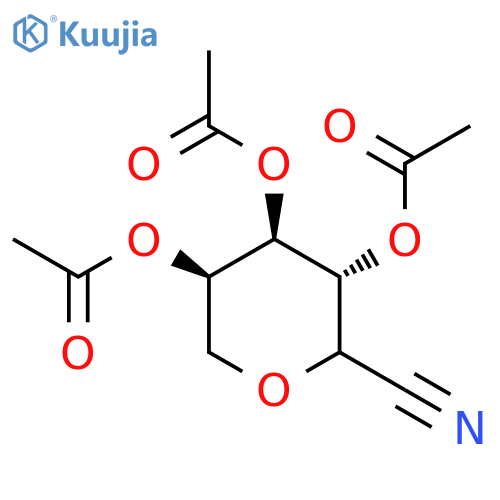 D-Glucononitrile,2,6-anhydro-, 3,4,5-triacetate (9CI) structure