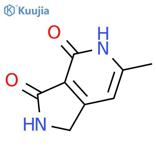 6-methyl-1H-pyrrolo[3,4-c]pyridine-3,4(2H,5H)-dione structure
