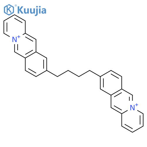 BENZO[B]QUINOLIZINIUM, 9,9'-(1,4-BUTANEDIYL)BIS- structure