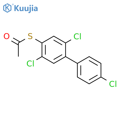 ETHANETHIOIC ACID, S-(2,4',5-TRICHLORO[1,1'-BIPHENYL]-4-YL) ESTER structure