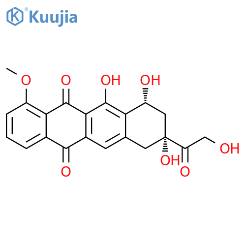 5,12-Naphthacenedione,7,8,9,10-tetrahydro-8,10,11-trihydroxy-8-(hydroxyacetyl)-1-methoxy-,cis- structure