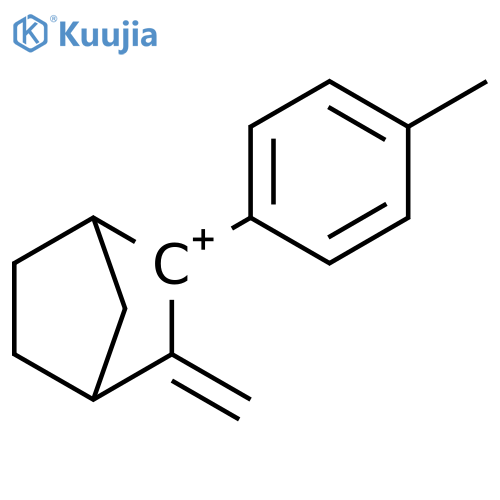 Bicyclo[2.2.1]hept-2-ylium, 3-methylene-2-(4-methylphenyl)- (9CI) structure
