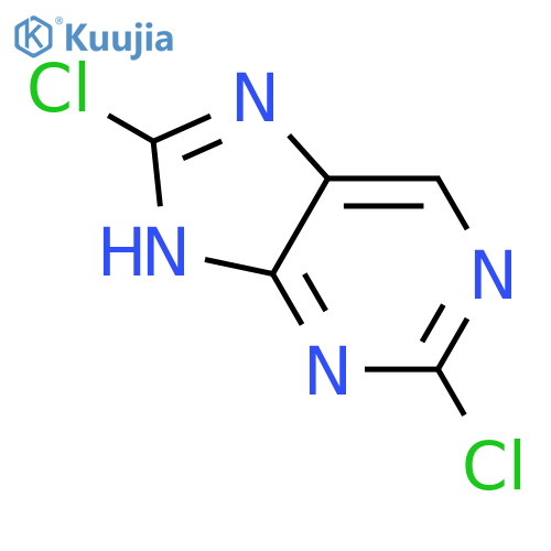 2,8-Dichloro-9H-purine structure