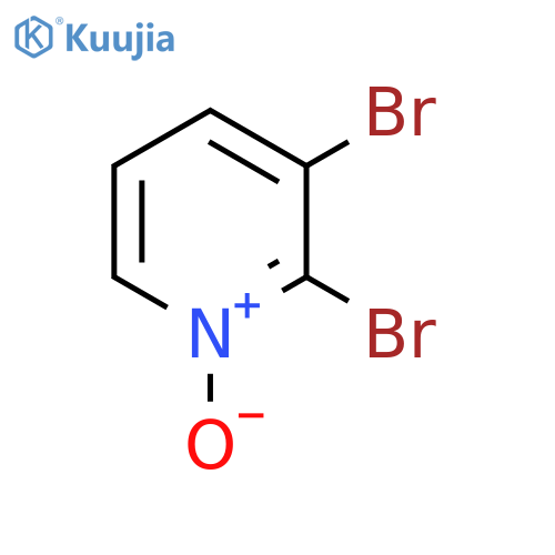 2,3-Dibromopyridine 1-oxide structure