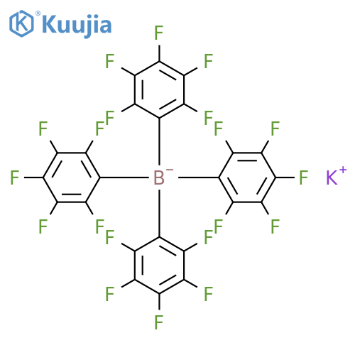 Potassium tetrakis(pentafluorophenyl)borate structure