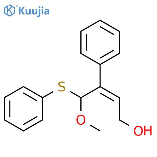 2-Buten-1-ol, 4-methoxy-3-phenyl-4-(phenylthio)-, (Z)- structure