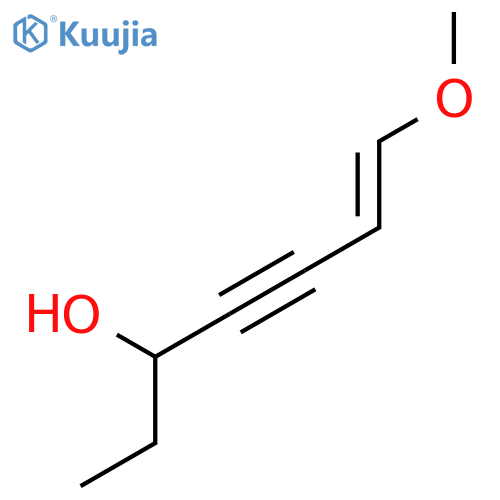 6-Hepten-4-yn-3-ol, 7-methoxy- structure