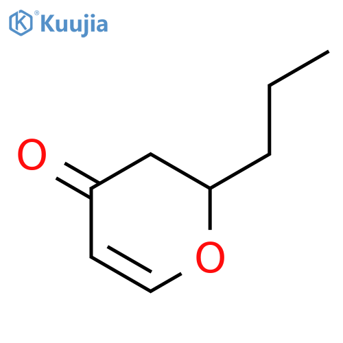 4H-Pyran-4-one, 2,3-dihydro-2-propyl- structure
