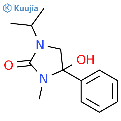 2-Imidazolidinone, 4-hydroxy-3-methyl-1-(1-methylethyl)-4-phenyl- structure
