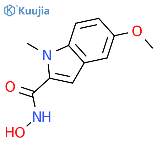 1H-Indole-2-carboxamide, N-hydroxy-5-methoxy-1-methyl- structure