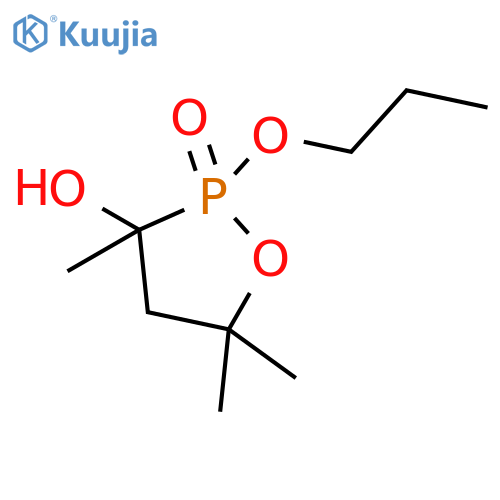 3,5,5-trimethyl-2-propoxy-1,2-oxaphospholan-3-ol 2-oxide structure