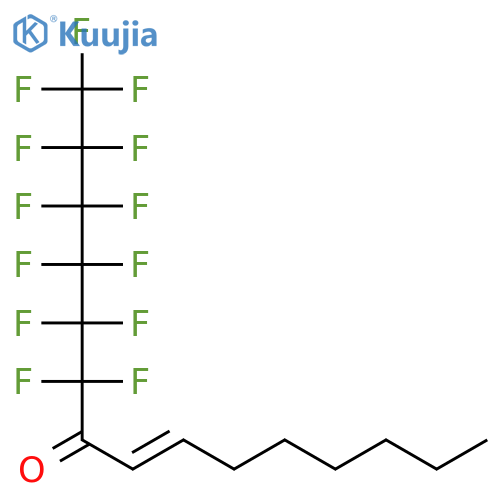 8-Pentadecen-7-one, 1,1,1,2,2,3,3,4,4,5,5,6,6-tridecafluoro-, (E)- structure