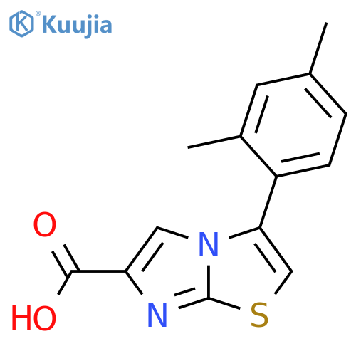 3-(2,4-DIMETHYLPHENYL)IMIDAZO[2,1-B]THIAZOLE-6-CARBOXYLIC ACID structure