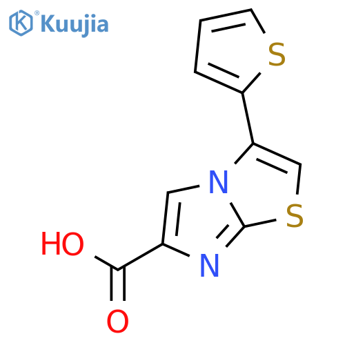 3-(2-THIENYL)IMIDAZO[2,1-B]THIAZOLE-6-CARBOXYLIC ACID structure