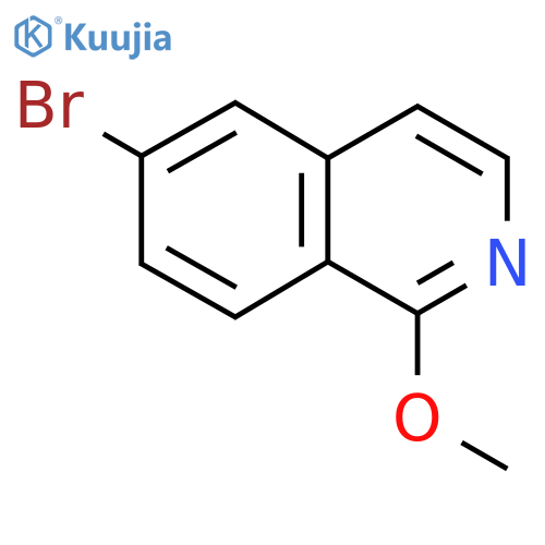 6-Bromo-1-methoxyisoquinoline structure
