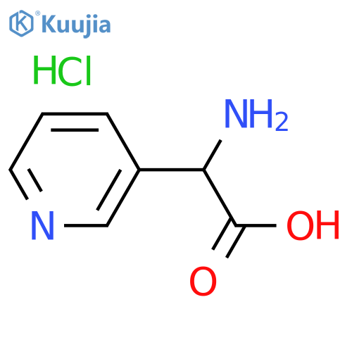 Amino-pyridin-3-ylacetic acid, hydrochloride structure