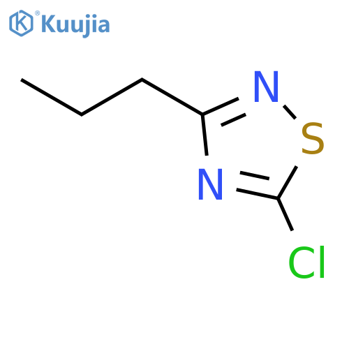 5-chloro-3-propyl-1,2,4-Thiadiazole structure