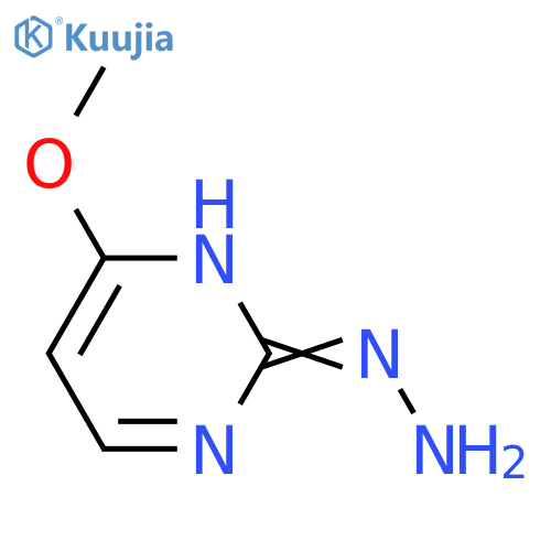 2-Hydrazino-4-methoxypyrimidine structure