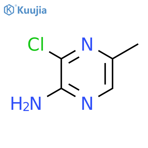 2-Amino-3-chloro-5-methylpyrazine structure
