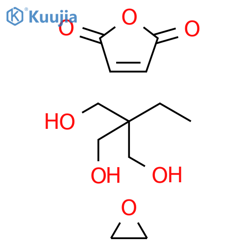2,5-Furandione,polymerwith2-ethyl-2-(hydroxymethyl)-1,3-propanediolandoxirane structure