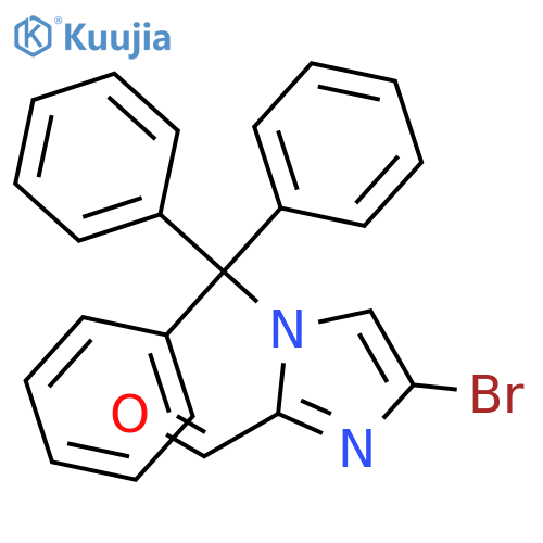 1H-Imidazole-2-carboxaldehyde, 4-bromo-1-(triphenylmethyl)- structure