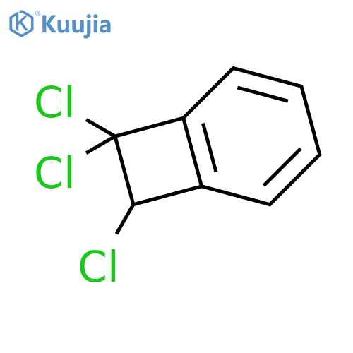 Bicyclo[4.2.0]octa-1,3,5-triene, 7,7,8-trichloro- structure