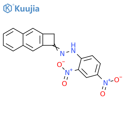 Cyclobuta[b]naphthalen-1(2H)-one, (2,4-dinitrophenyl)hydrazone structure